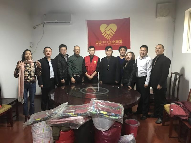 山东壹零壹联盟献爱心走进宁夏101希望小学