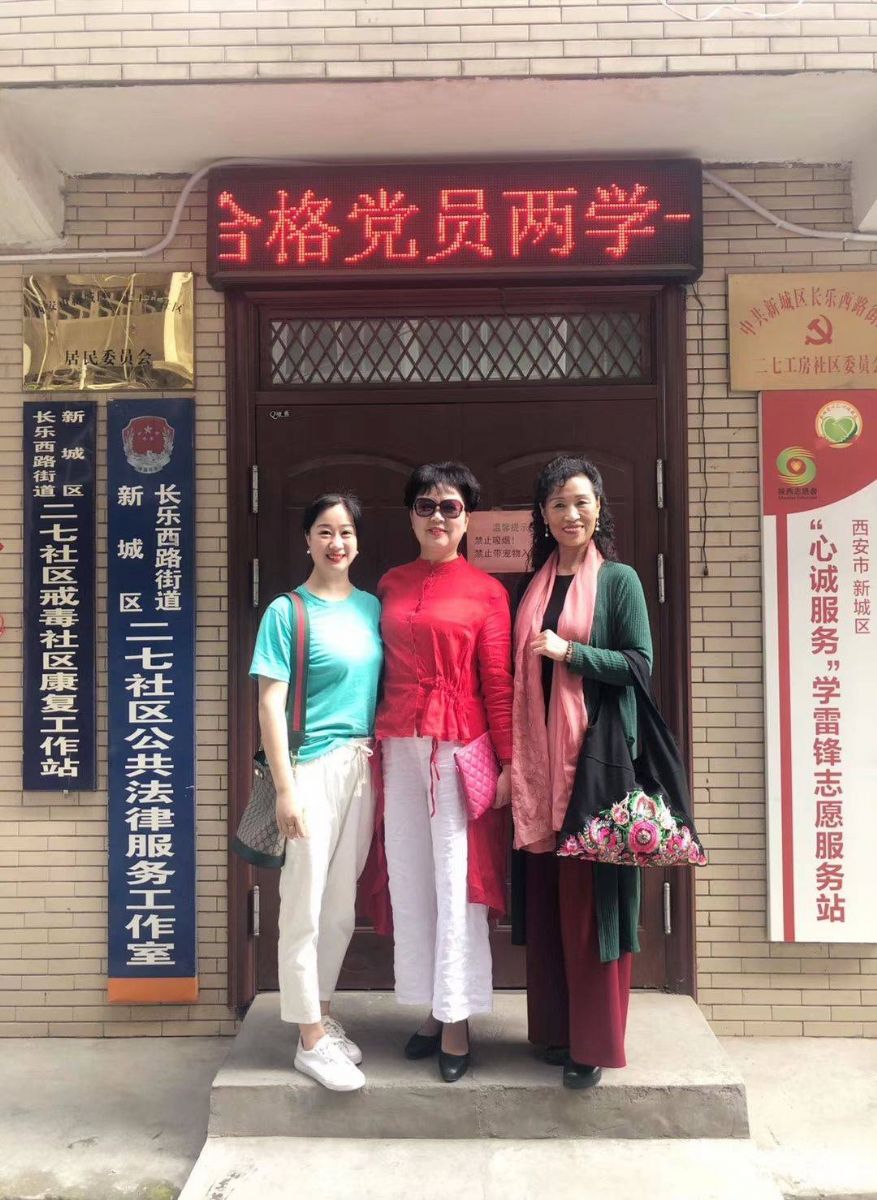 陕西省心理健康教育研究会会长宋馨带领心理专家团队进社区